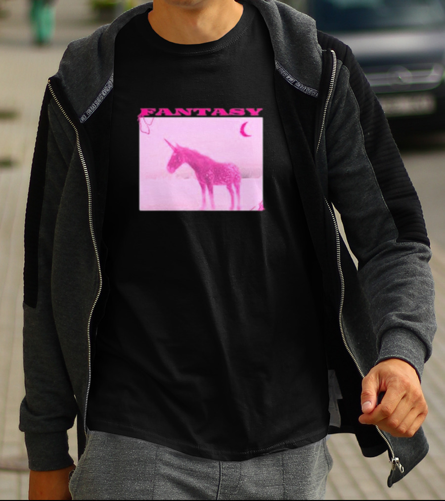 Fantasy Pink Unicorn Indigo De Souza T-Shirt