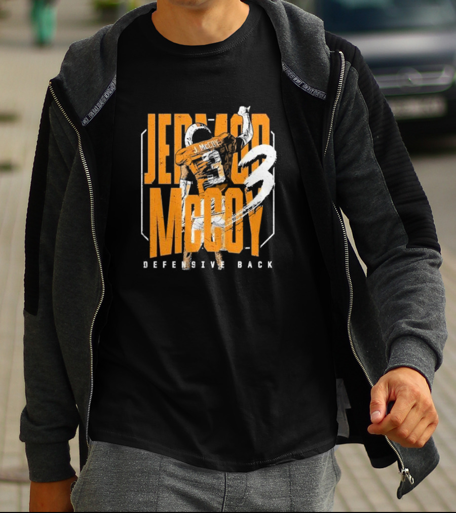 Jermod McCoy Defensive Back Number 3 College Player T-Shirt