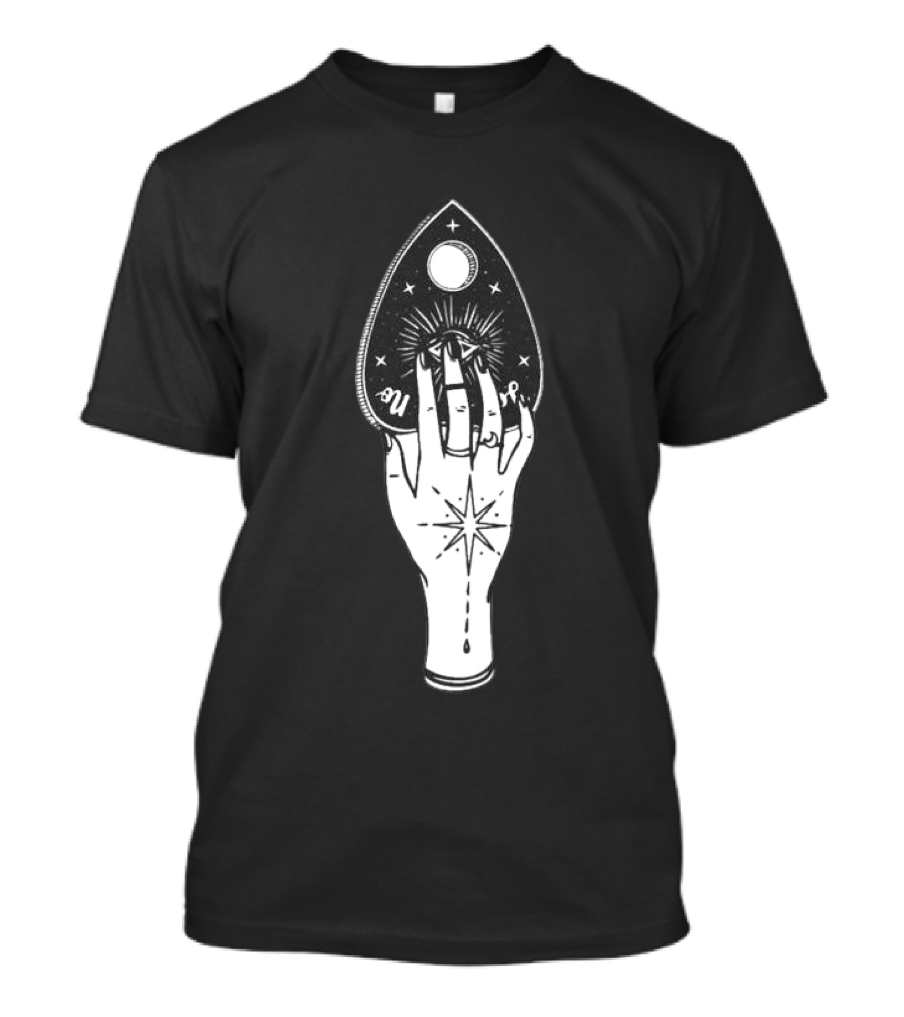 Mystic Hand Occult Spiritual Mystical Esoteric Vintage Dark Magic Planchette T-Shirt