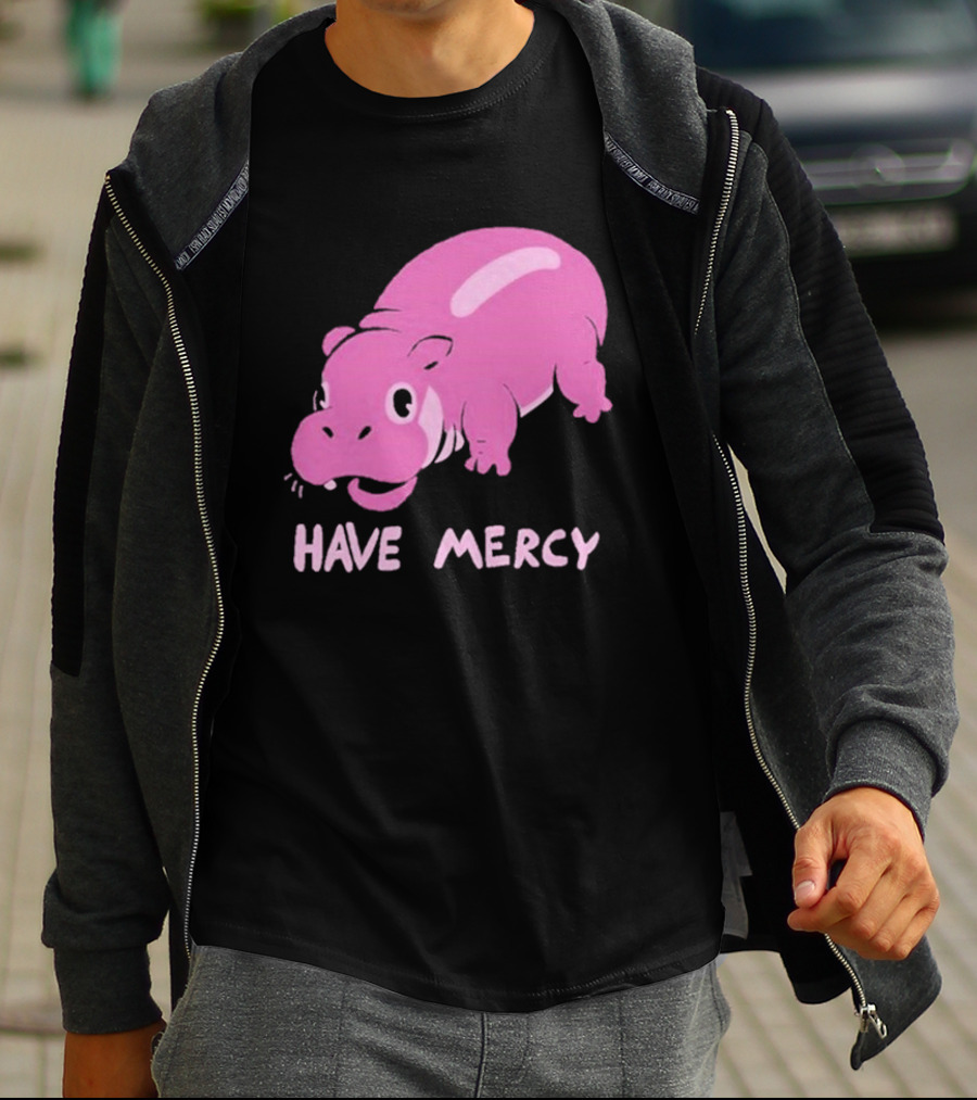 Have Mercy Pink Hippo T-Shirt