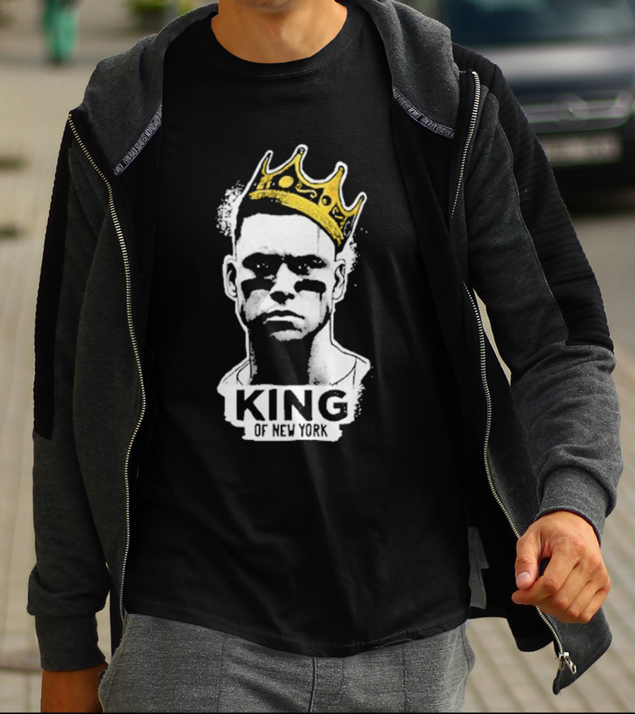 King Of New York Judge Baseball Icon With Crown T-Shirt