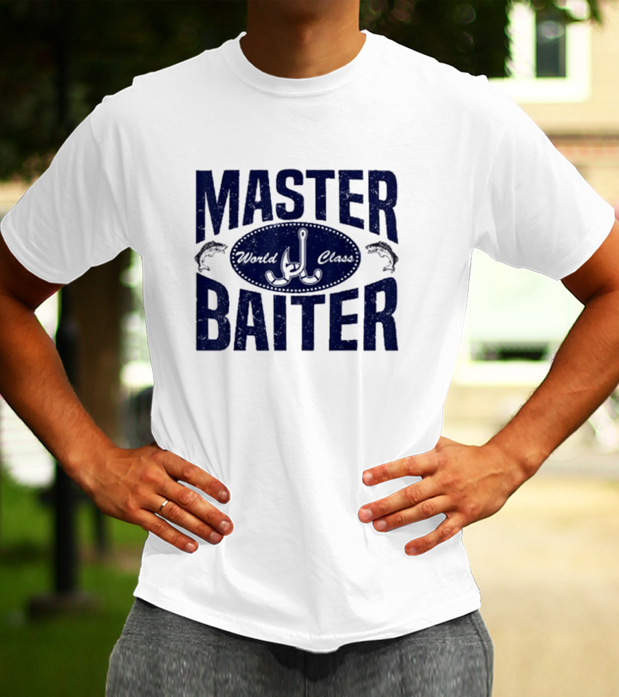World Class Master Baiter Fishing Bait Hooks T-Shirt