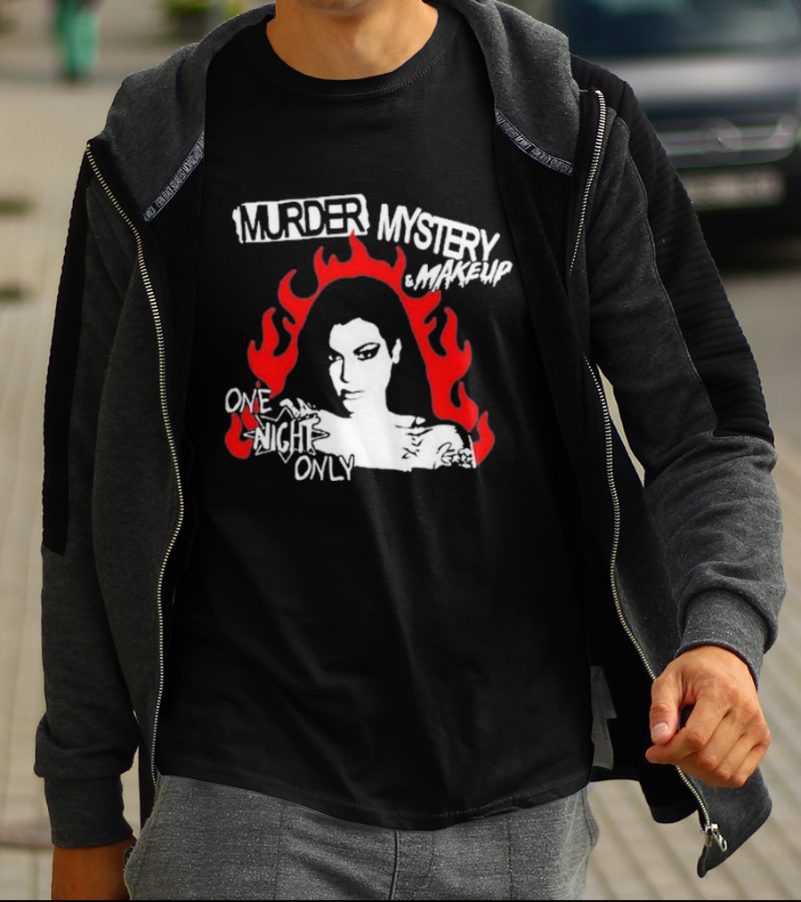 Murder Mystery And Makeup One Night Only Bailey Sarian Flames T-Shirt