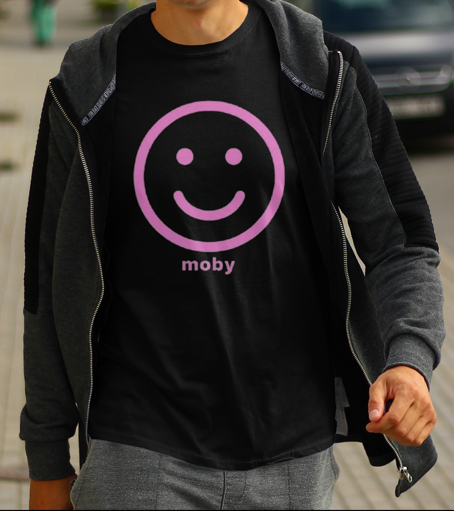 Moby Pink Smile Icon Feeling So Real T-Shirt