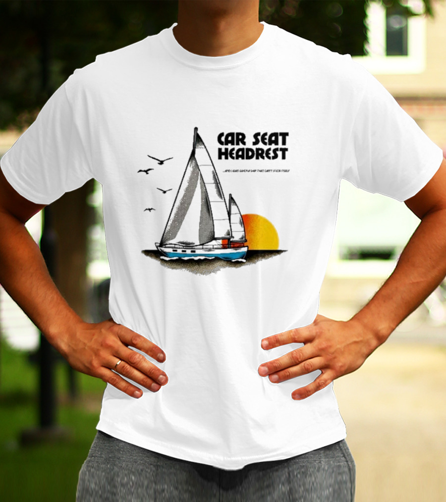 Car Seat Headrest Sunlit Sailing Adventure T-Shirt