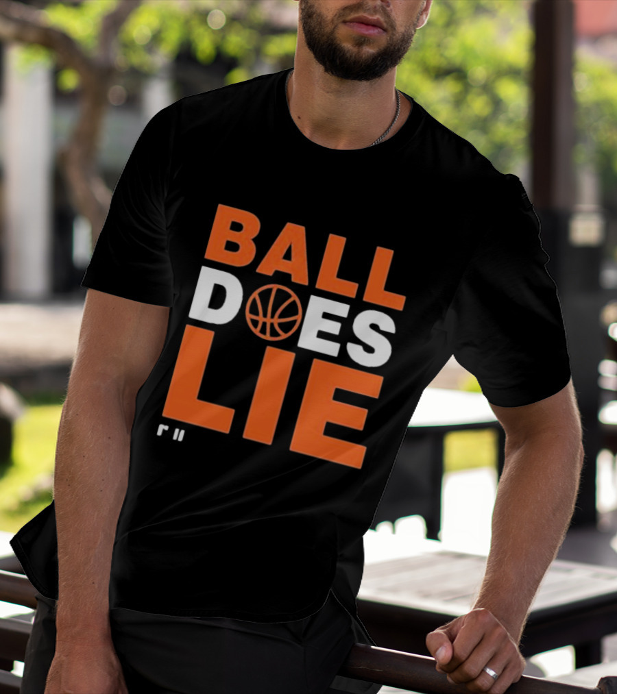 Ball Does Lie Basketball Refmasters T-Shirt