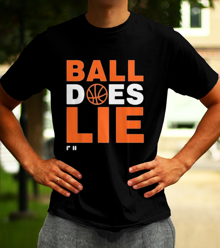 Ball Does Lie Basketball Refmasters T-Shirt