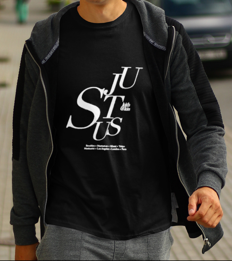 Kith Just Us Brooklyn Miami Tokyo Los Angeles Paris T-Shirt