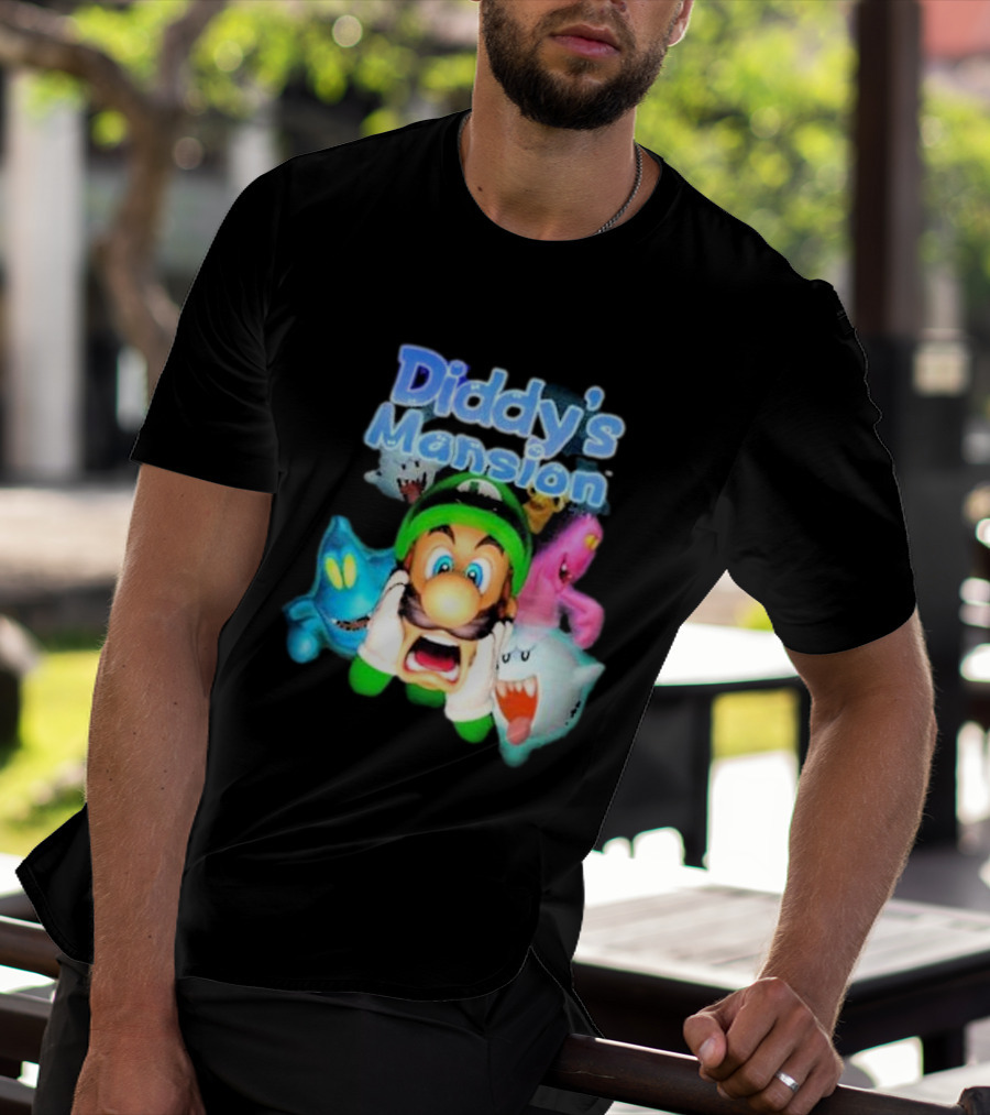 Diddy's Mansion Luigi Ghost Adventure T-Shirt