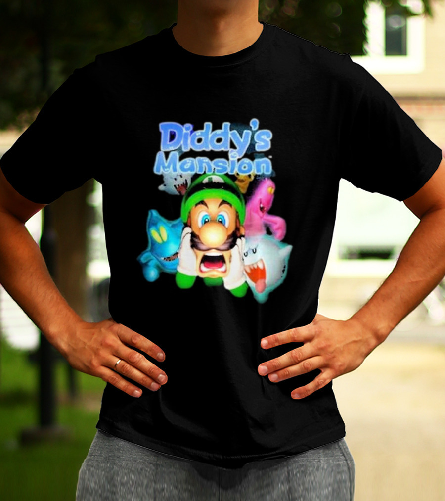 Diddy's Mansion Luigi Ghost Adventure T-Shirt