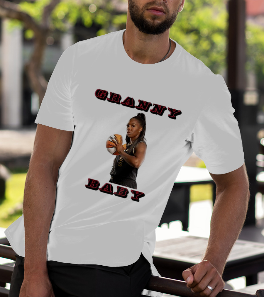 Granny Baby Basketball Player Chelsea Gray Ball Handling T-Shirt