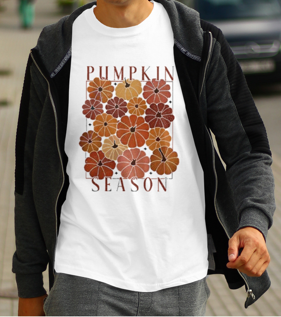 Pumpkin Season Autumn Harvest Bounty T-Shirt