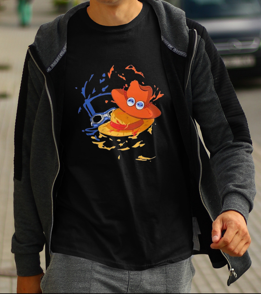 Brothers Hat Luffy Fanfabio Iconic Straw Adventure T-Shirt