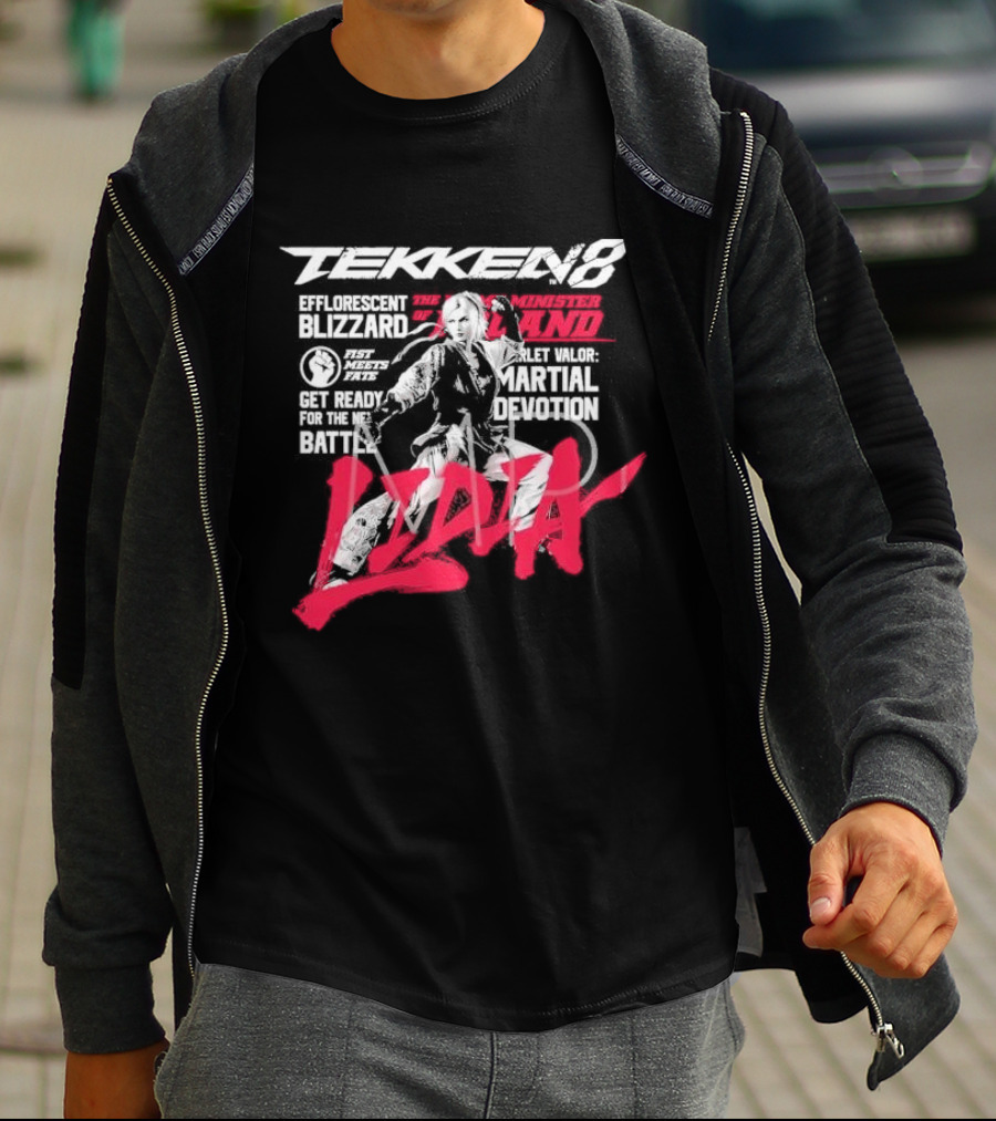 Tekken 8 Efflorescent Blizzard Velvet Valor Martial Devotion Lidia T-Shirt
