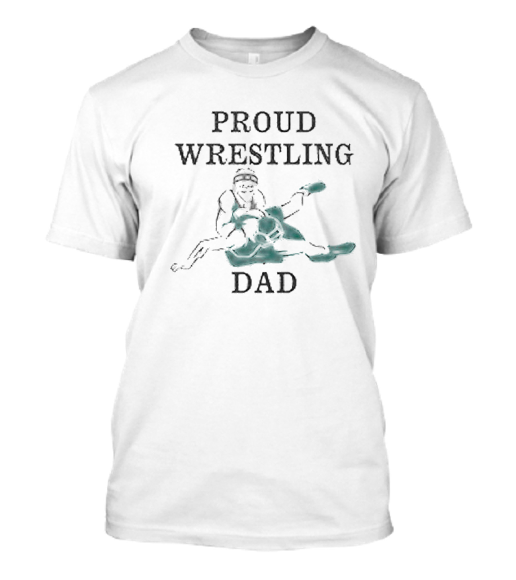 Proud Wrestling Dad With Wrestler T-Shirt