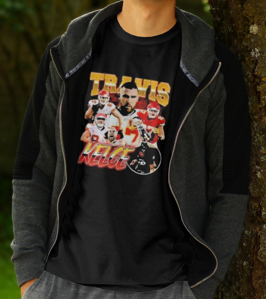 Travis Kelce Chiefs Players Collage T-Shirt