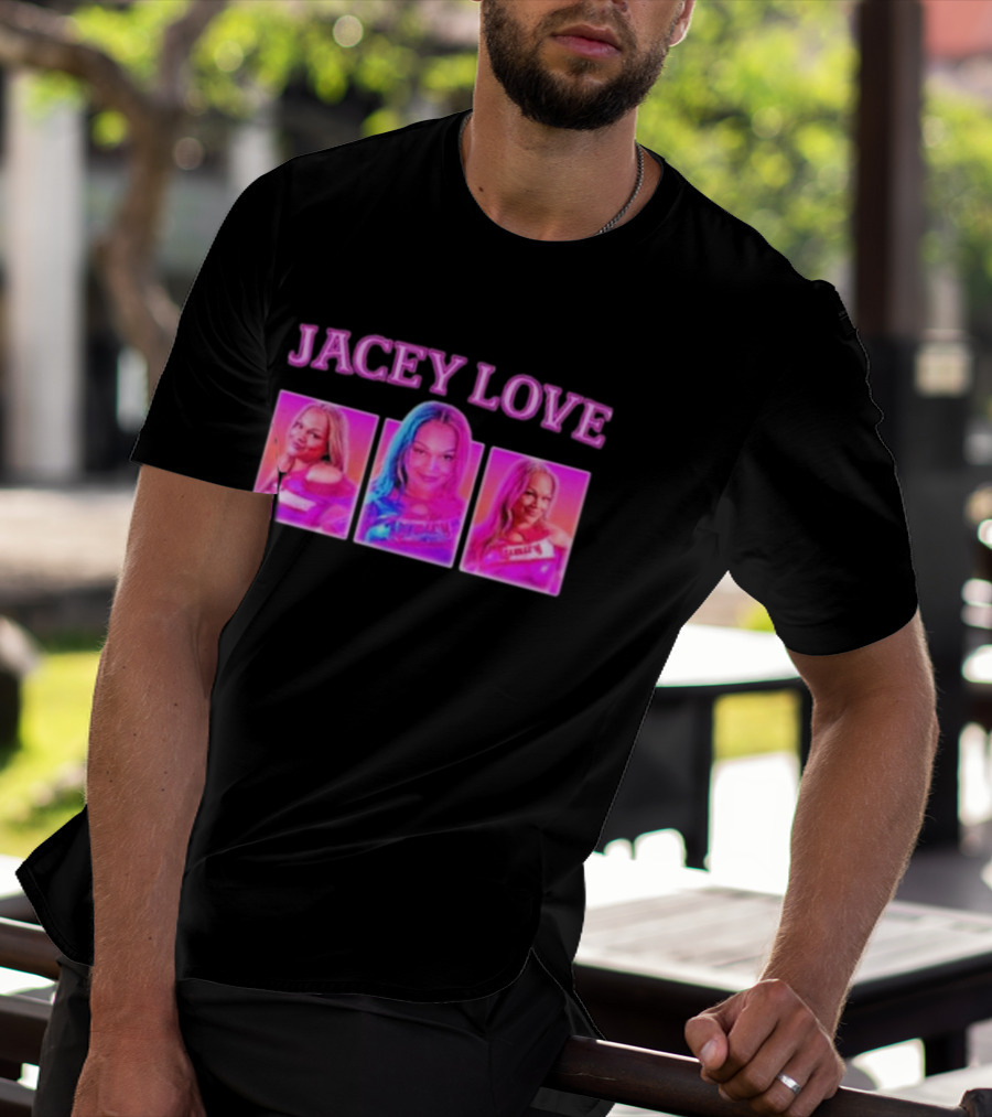 Jacey Love 90s Nostalgia Pop Art Triptych T-Shirt