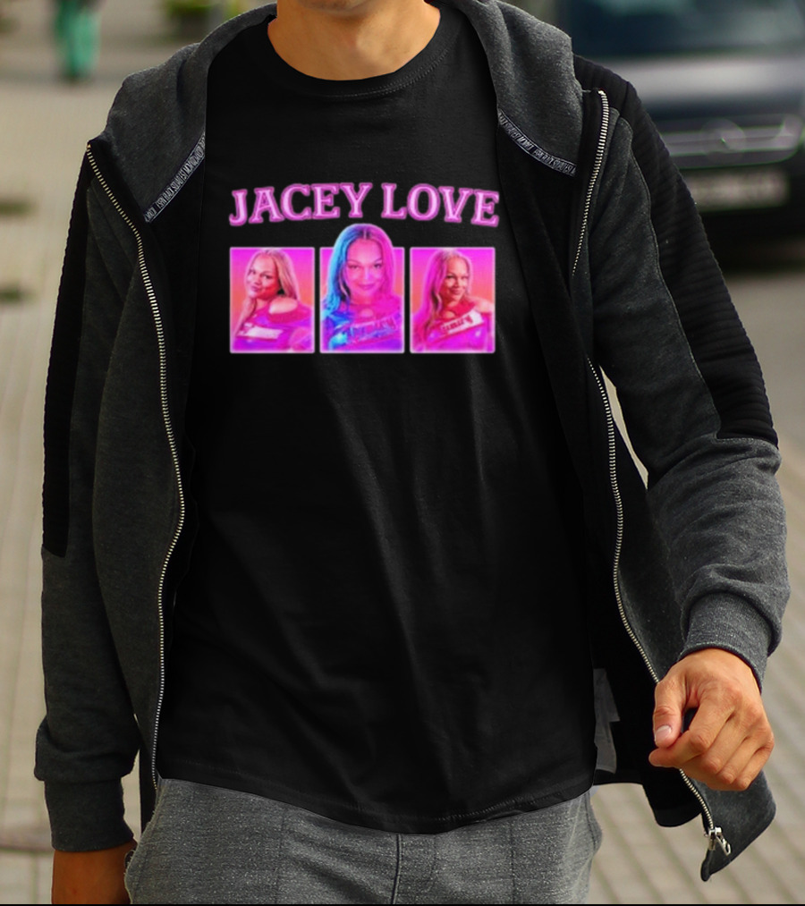 Jacey Love 90s Nostalgia Pop Art Triptych T-Shirt