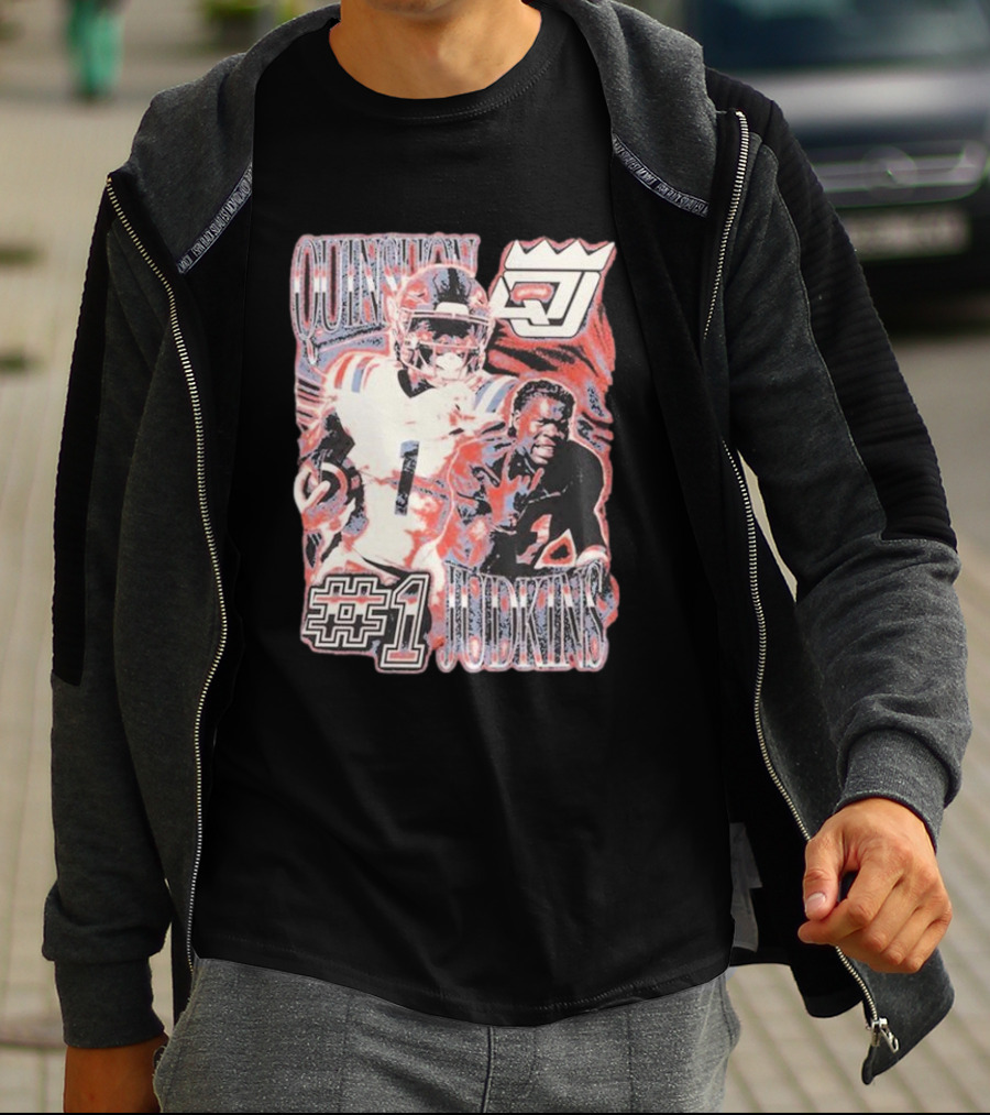 Quinshon Judkins #1 Football RJ T-Shirt