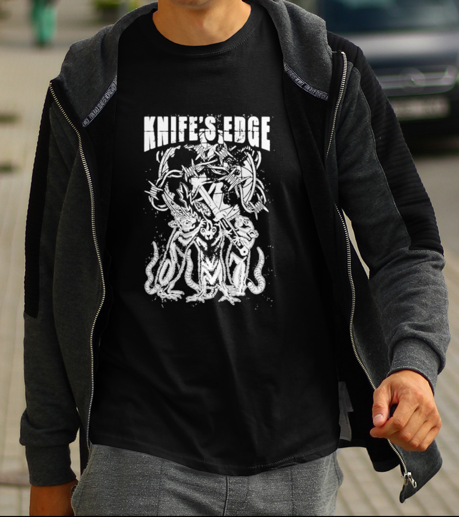 Knife's Edge Rats In Power Barbed Wire Knives T-Shirt