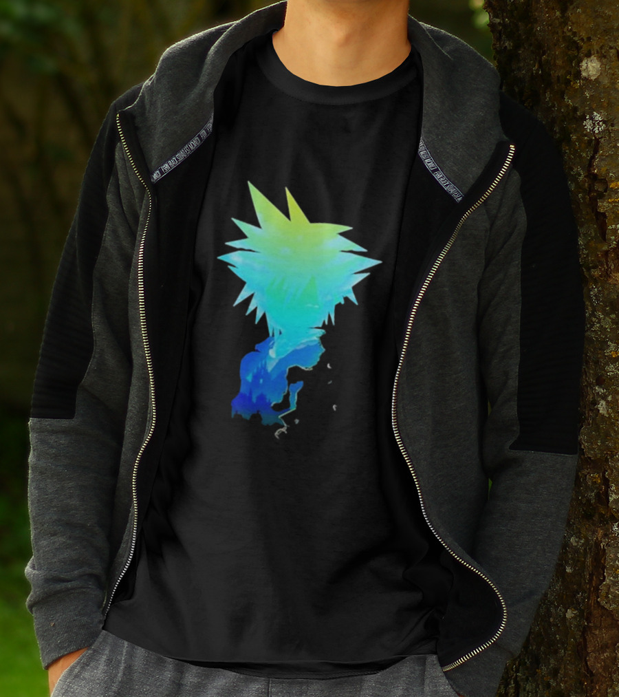 The Key Donnie Spiky Neon Profile T-Shirt