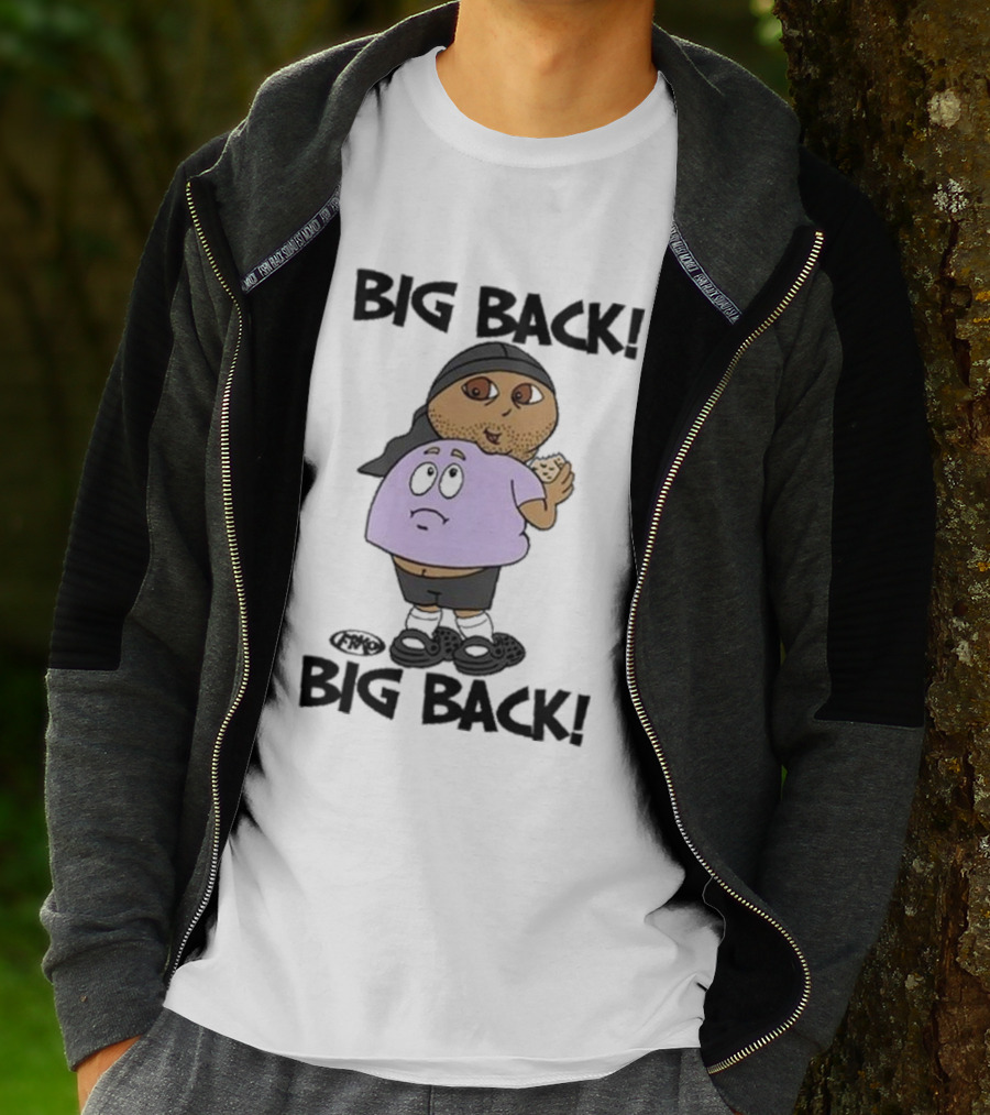 Frk Opestcontrol Store Big Back Big Back Character Eating Cookie T-Shirt