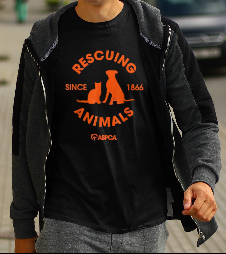 Rescuing Animals Since 1866 ASPCA Cat Dog T-Shirt