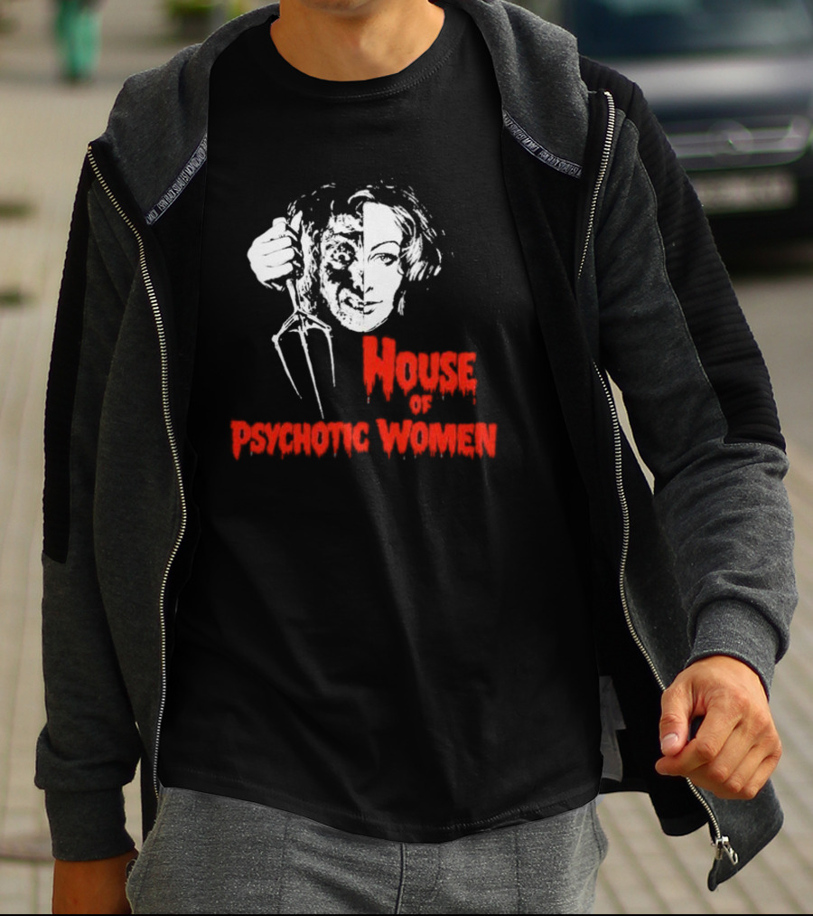 House Of Psychotic Women Vintage Horror T-Shirt