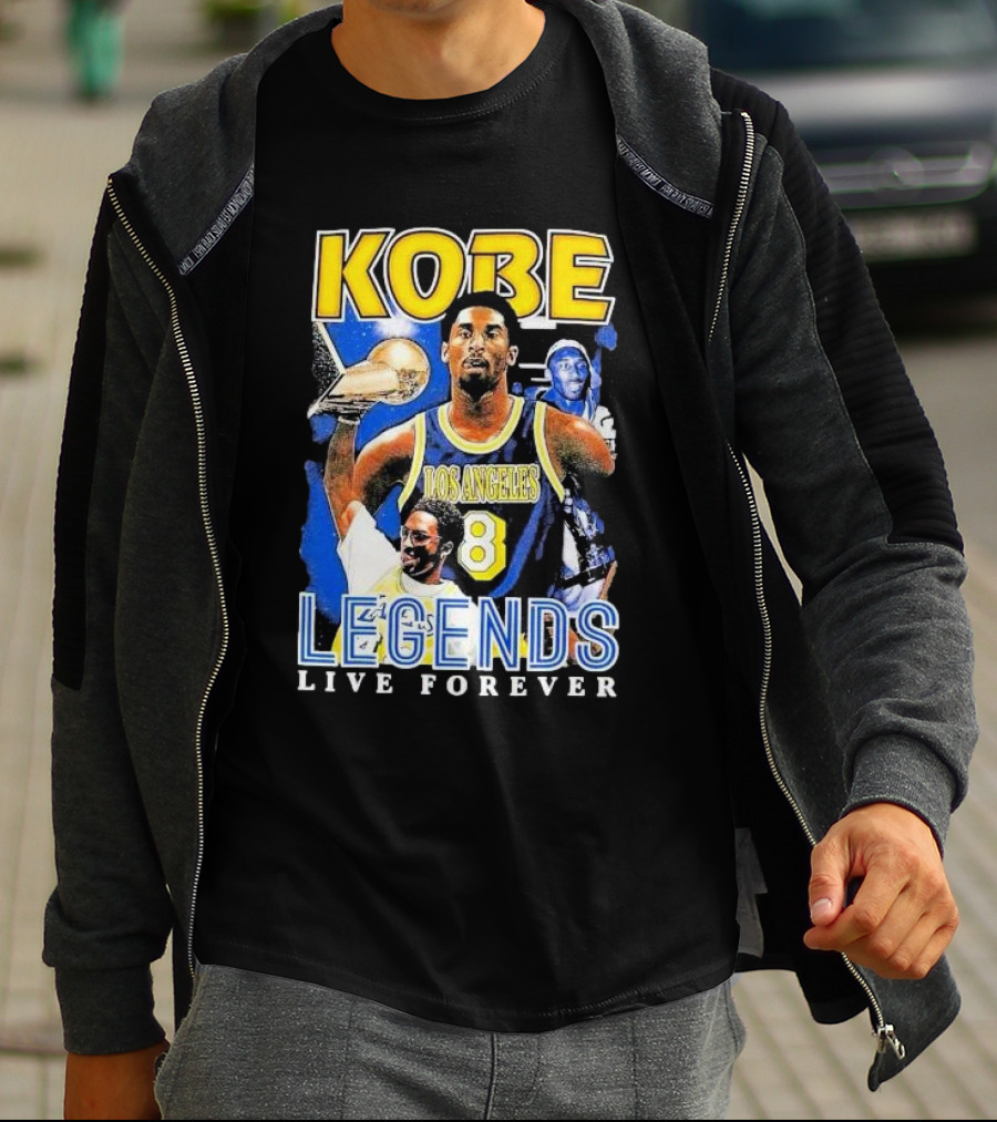 Kobe Los Angeles 8 Legends Live Forever T-Shirt