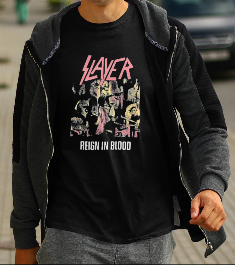 Slayer Reign In Blood Iconic Album T-Shirt