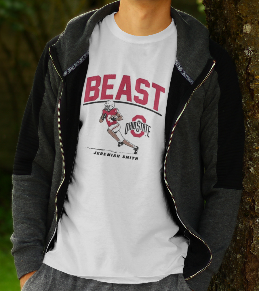 Ohio State Football Beast Jeremiah Smith T-Shirt