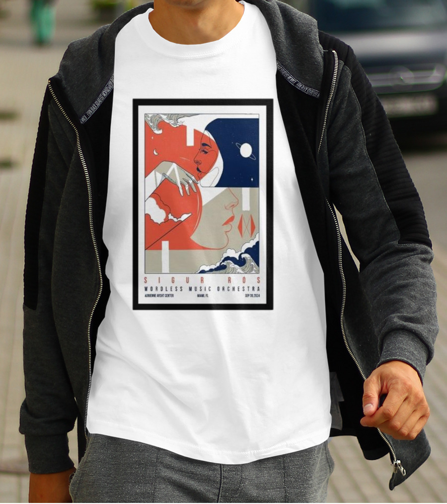 Sigur Ros Wordless Music Orchestra Adrienne Arsht Center Miami FL Sep 30 T-Shirt