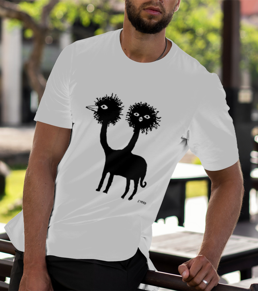 The New Yorker Ed Steed’s Two-Headed Fantasy Creature T-Shirt