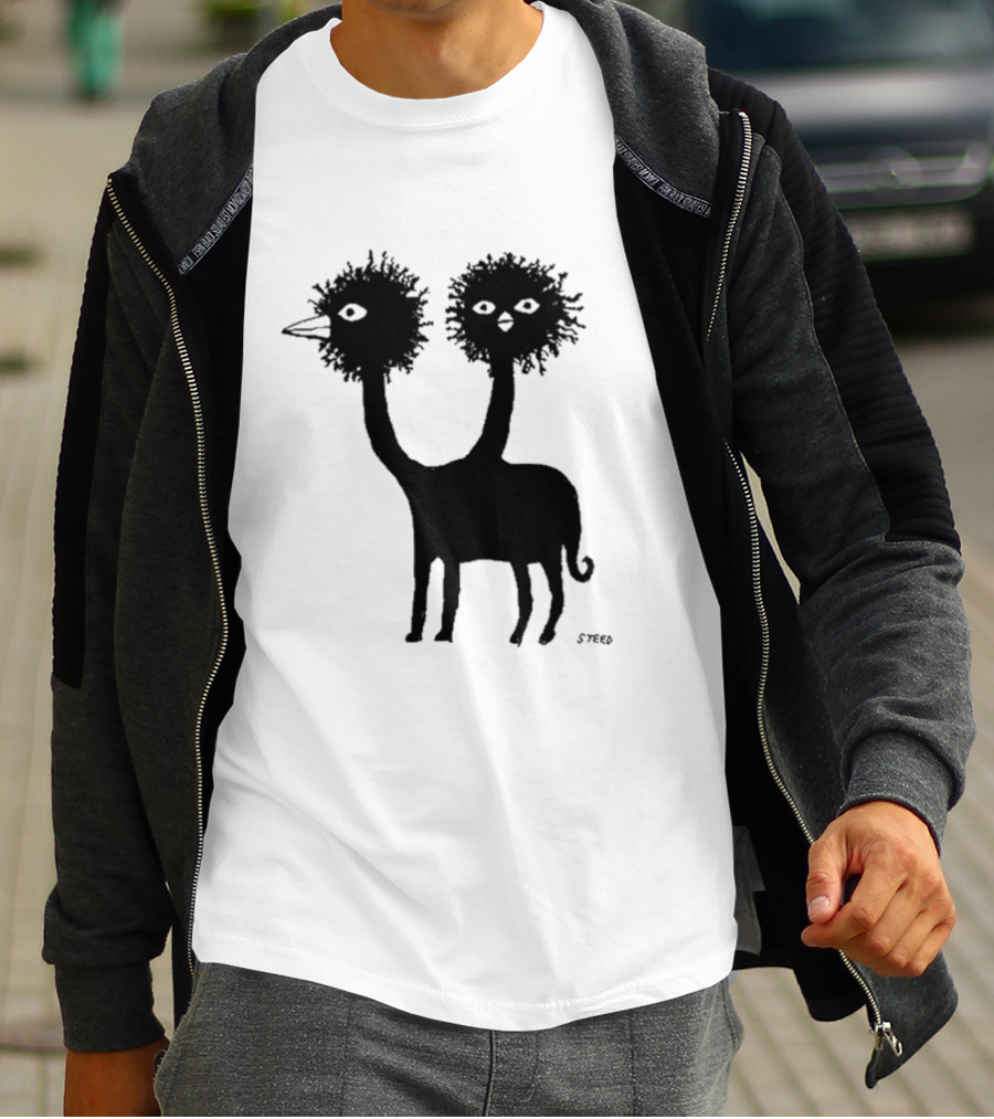 The New Yorker Ed Steed’s Two-Headed Fantasy Creature T-Shirt