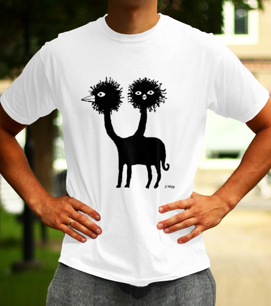 The New Yorker Ed Steed’s Two-Headed Fantasy Creature T-Shirt