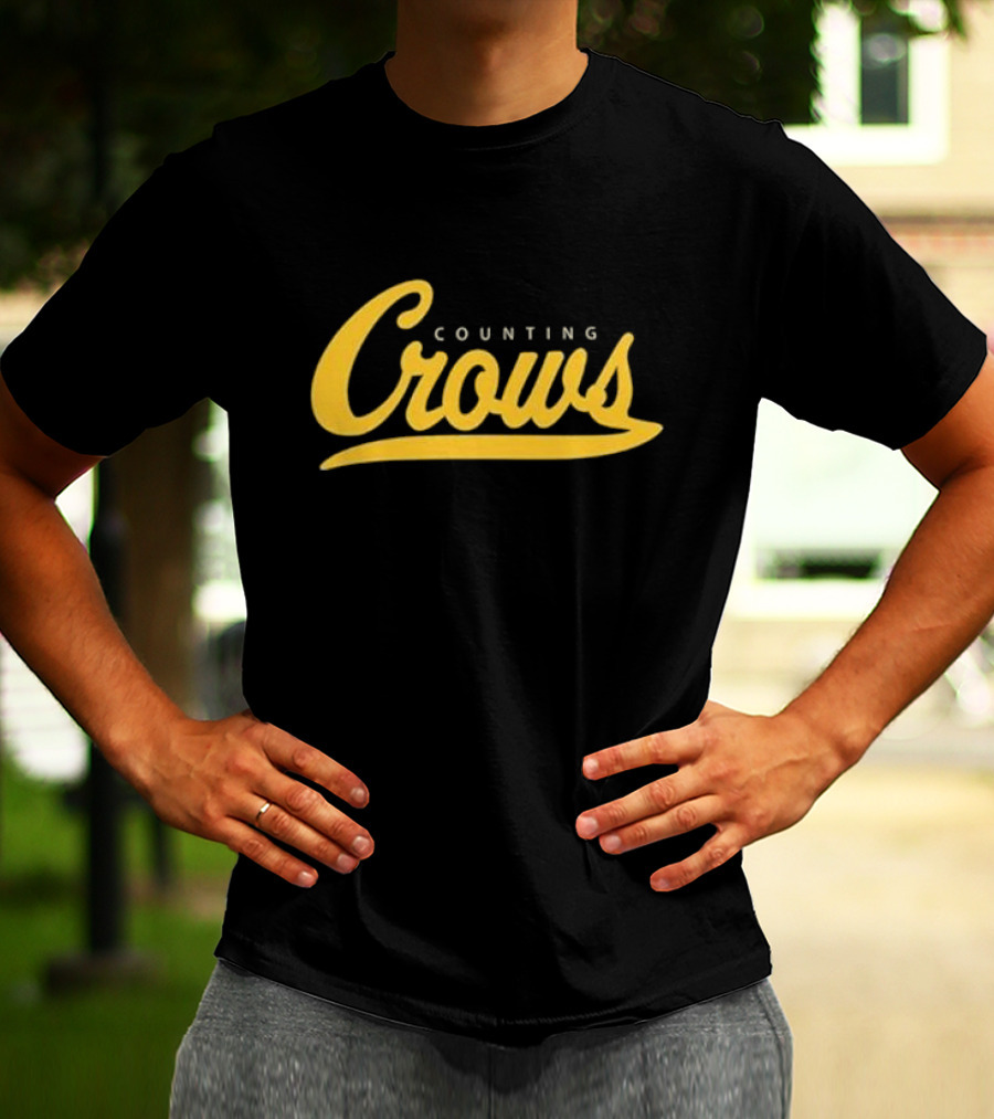 Counting Crows University Cursive Script T-Shirt