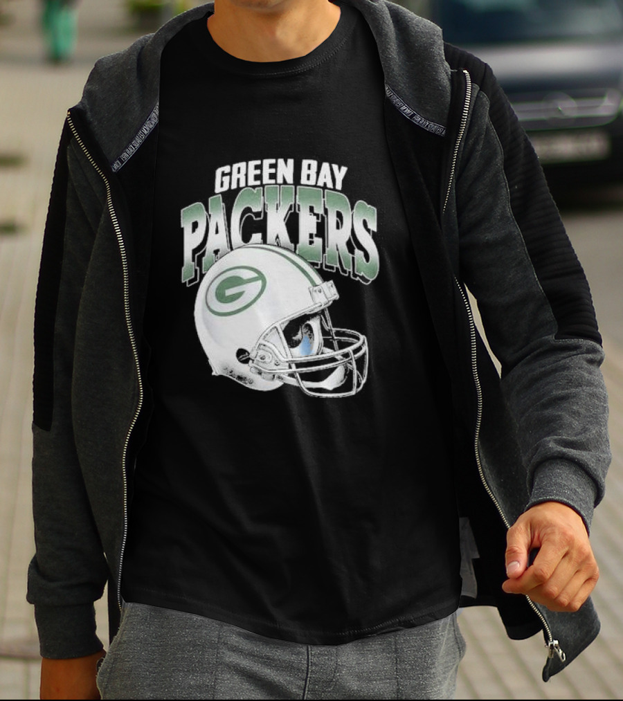 Green Bay Packers Classic Helmet Gradient T-Shirt