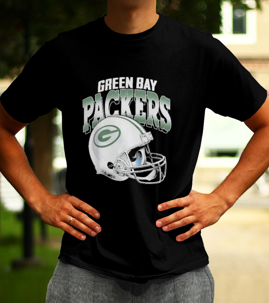 Green Bay Packers Classic Helmet Gradient T-Shirt