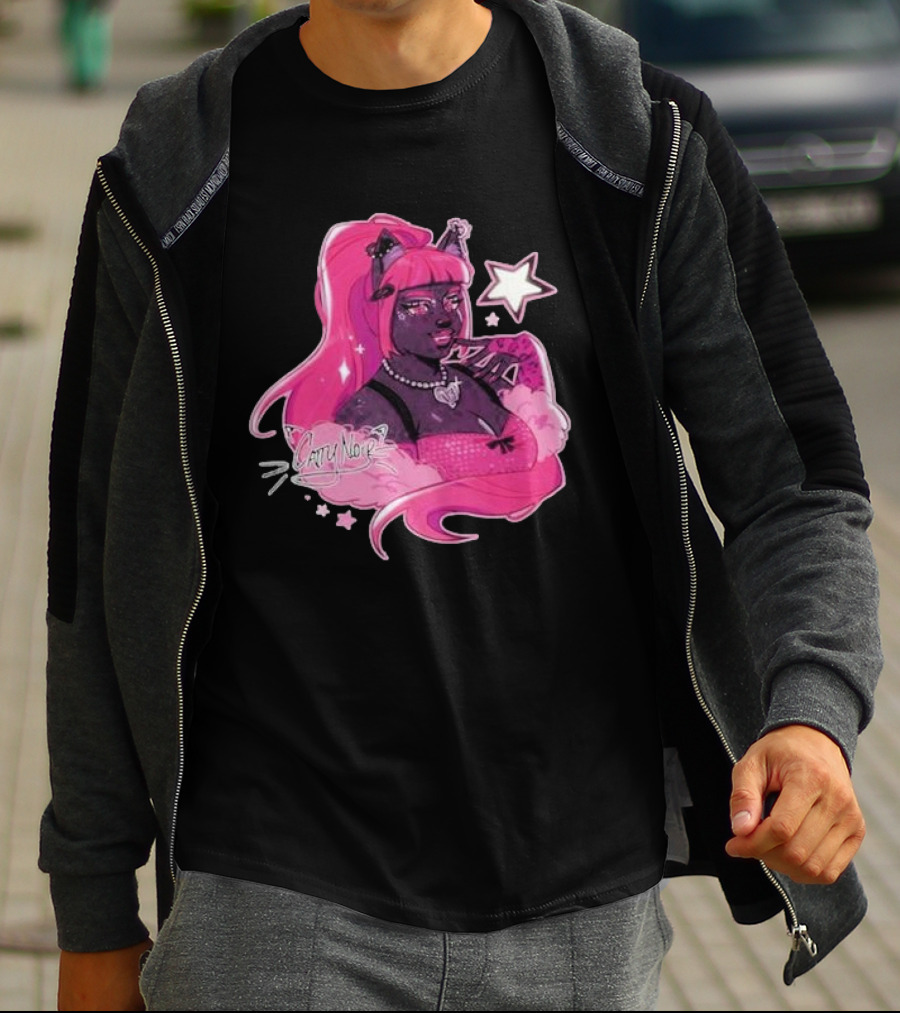Monster High Catty Noir Pink Star Glam T-Shirt