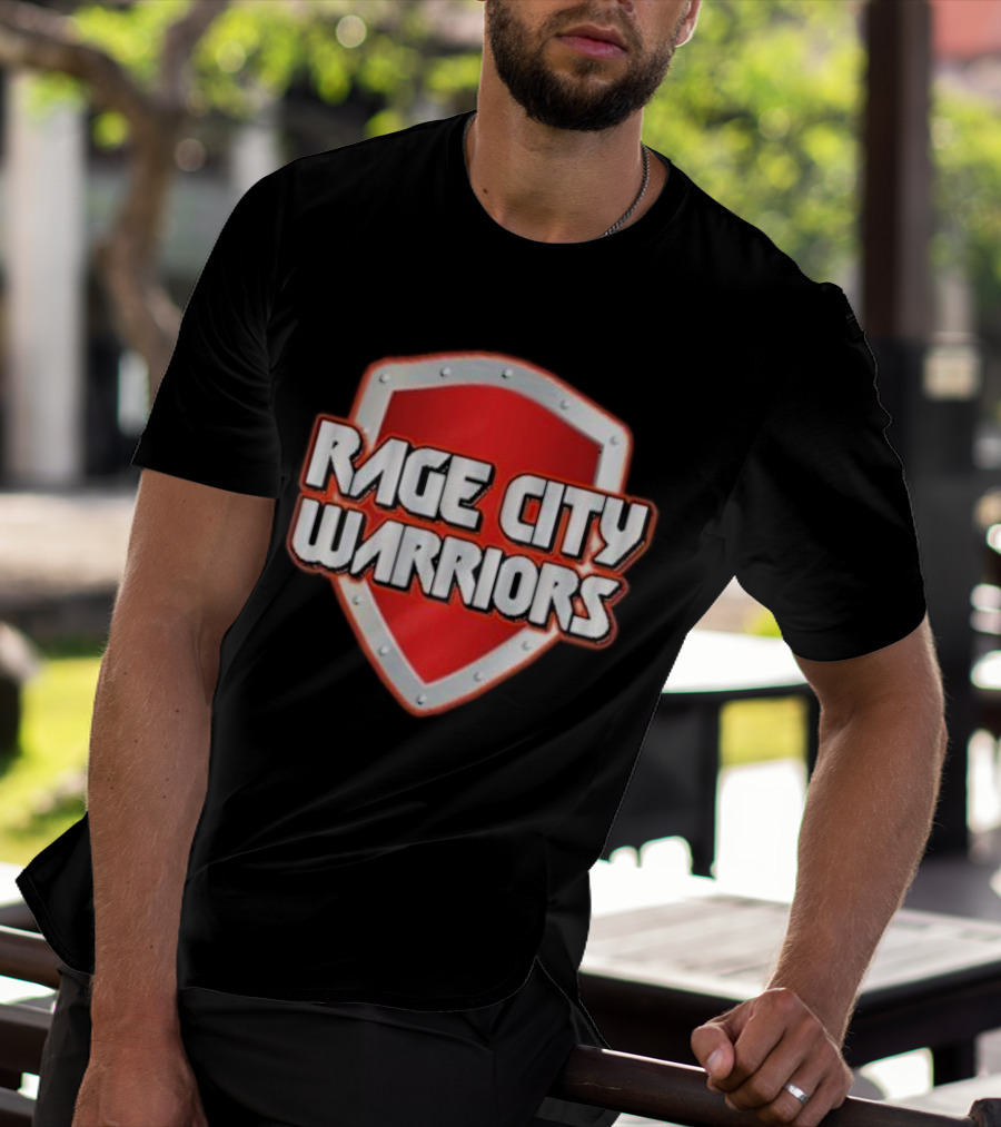Rage City Warriors Shield Emblem T-Shirt