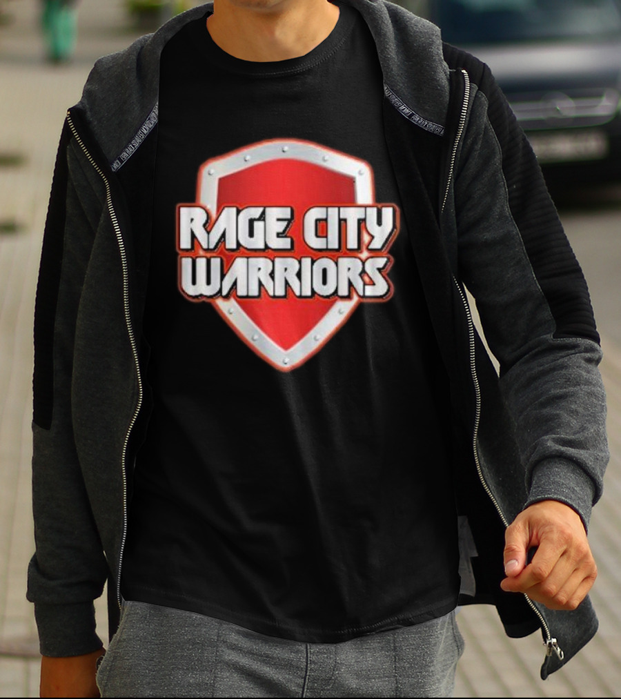 Rage City Warriors Shield Emblem T-Shirt