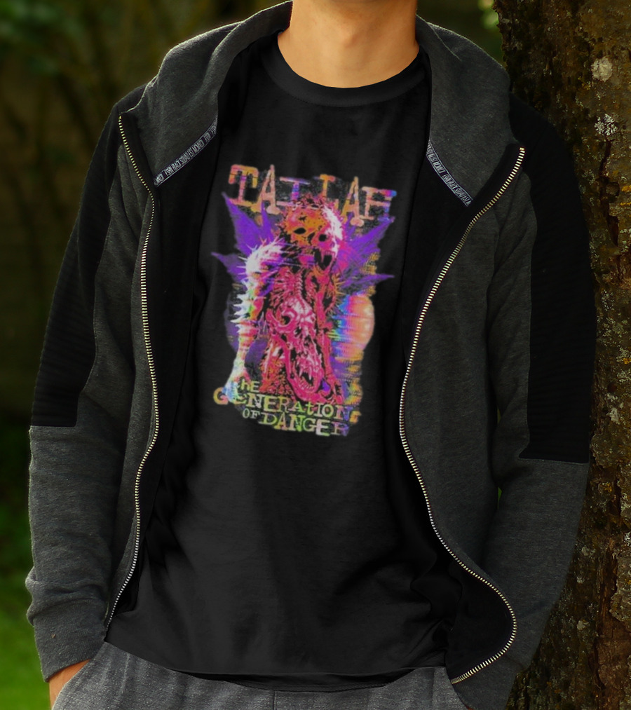 Tallah The Generation Of Danger Nomad Vibrant Skull Warrior T-Shirt