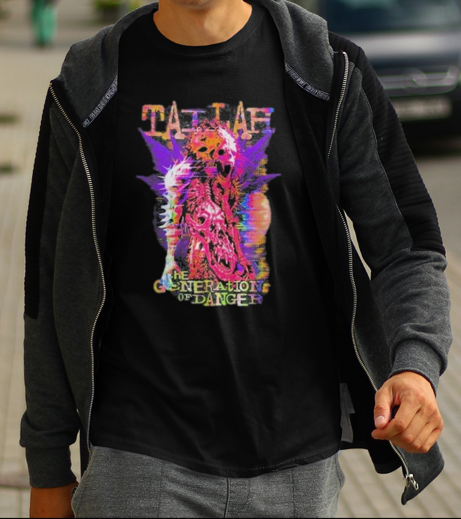 Tallah The Generation Of Danger Nomad Vibrant Skull Warrior T-Shirt