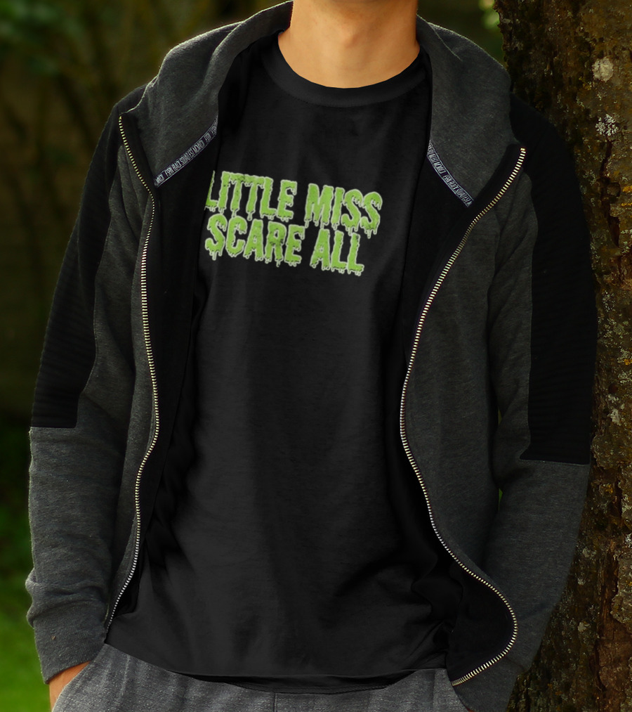 Type O Negative Little Miss Scare All Dripping Green Text T-Shirt