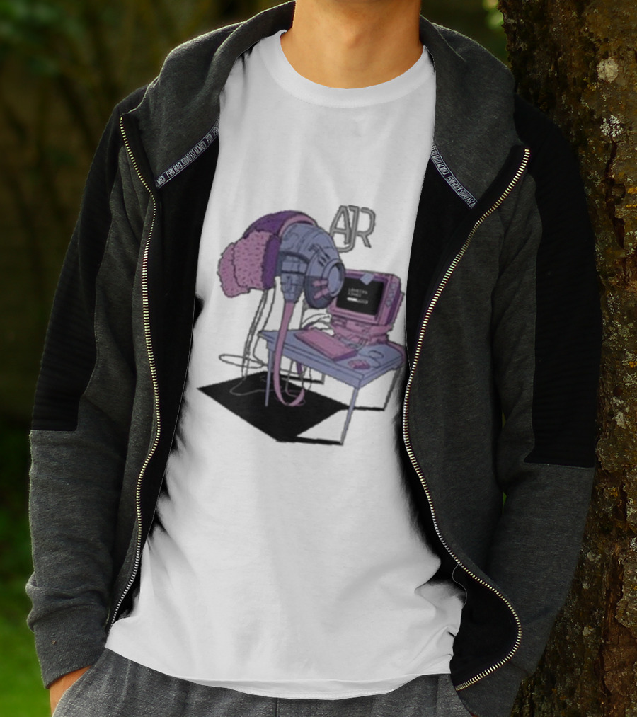 AJR Loading Songs Concert Retro Computer Setup T-Shirt