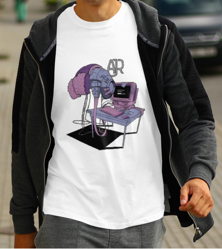 AJR Loading Songs Concert Retro Computer Setup T-Shirt