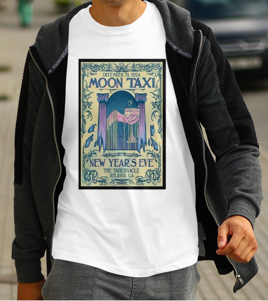 Moon Taxi New Year's Eve The Tabernacle Atlanta GA December 31 T-Shirt
