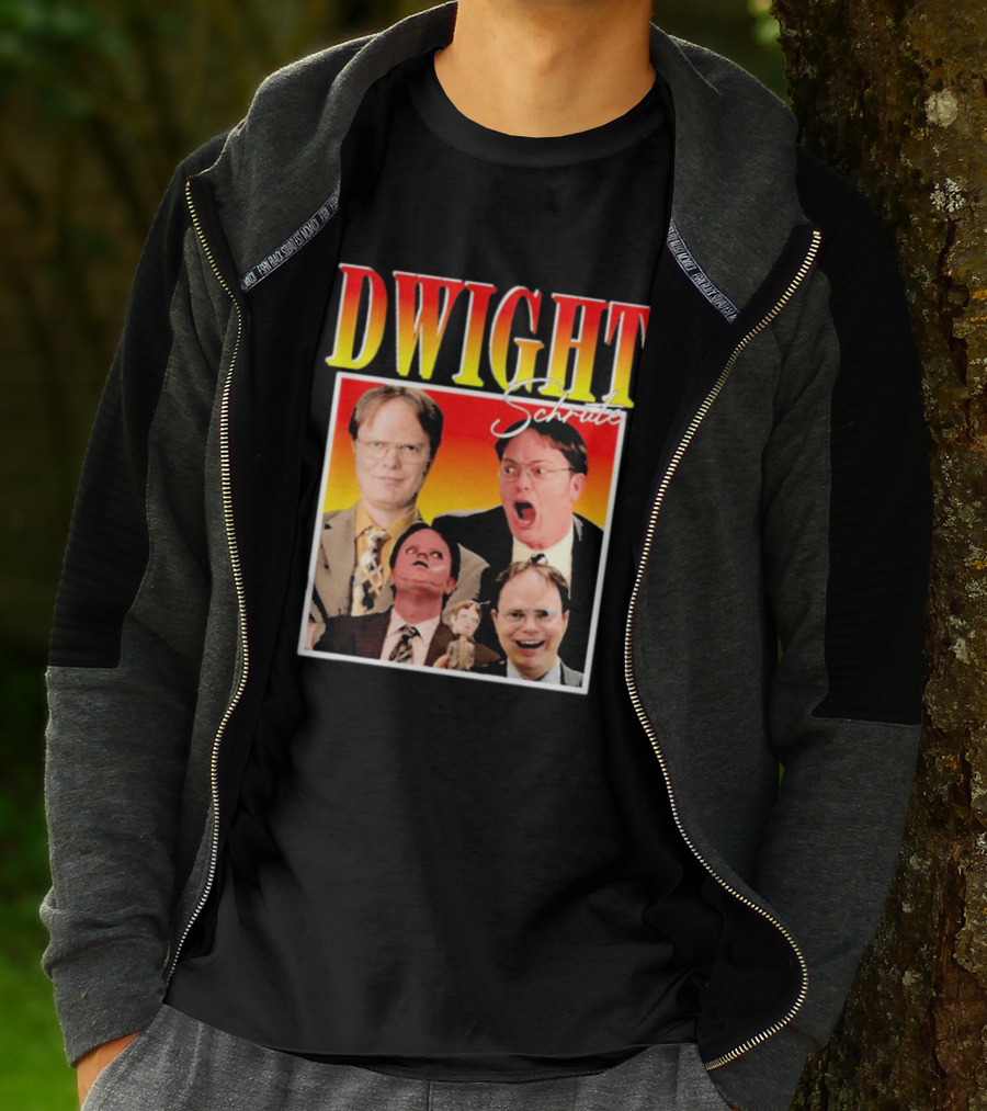 DWIGHT Schrute Michael Scott Iconic Moments Collage T-Shirt