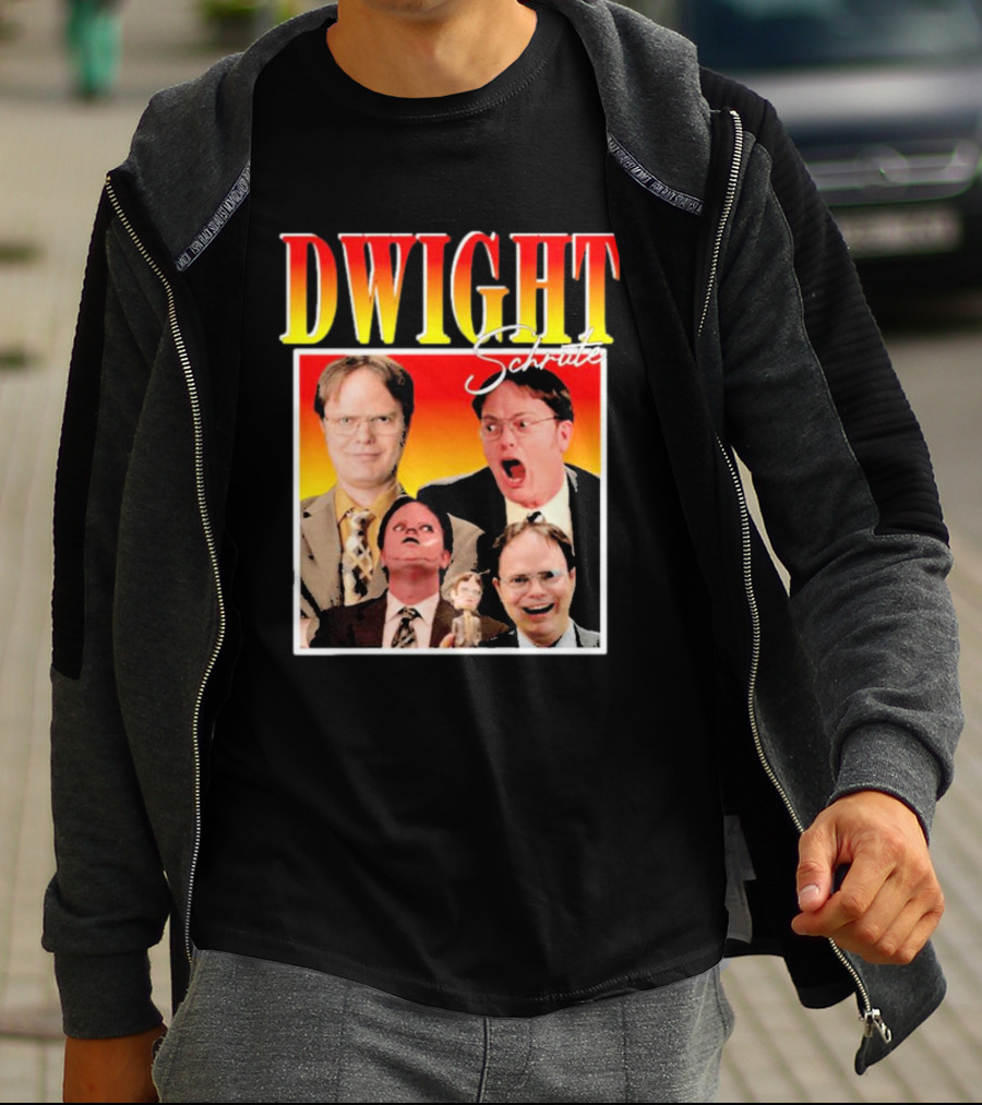 DWIGHT Schrute Michael Scott Iconic Moments Collage T-Shirt