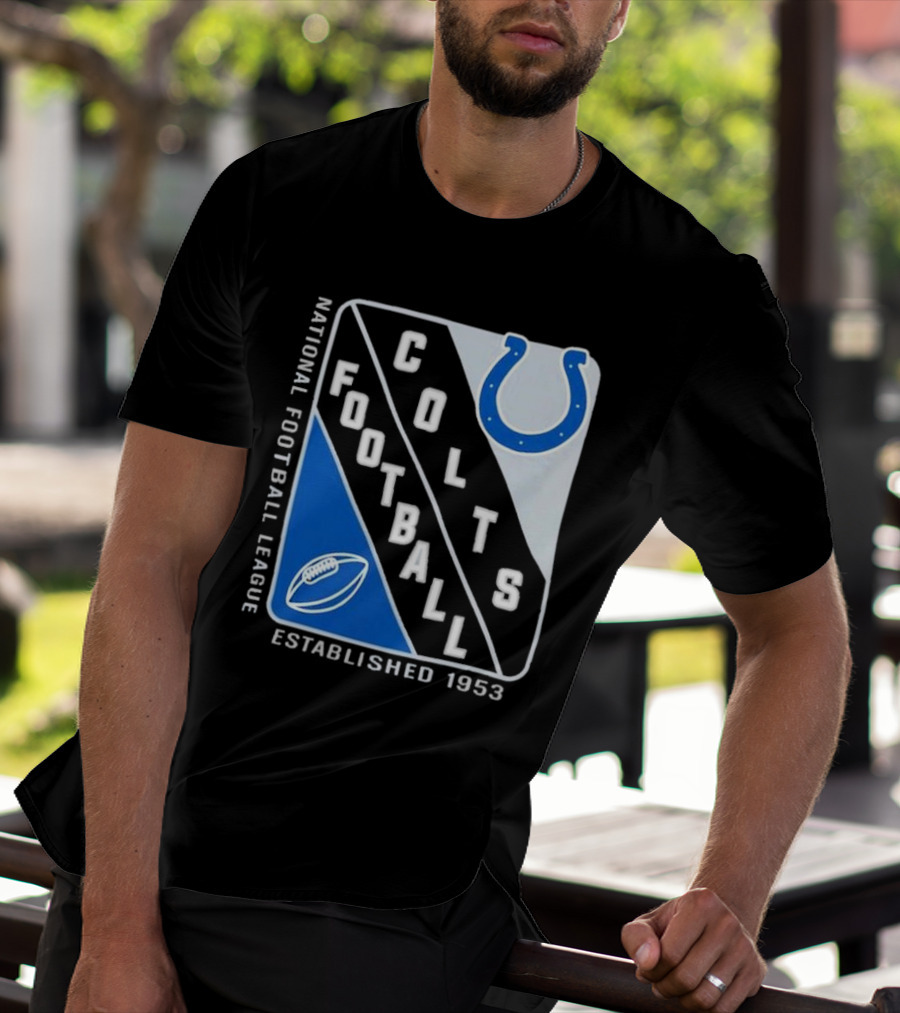 NATIONAL FOOTBALL LEAGUE COLTS FOOTBALL ESTABLISHED 1953 T-Shirt
